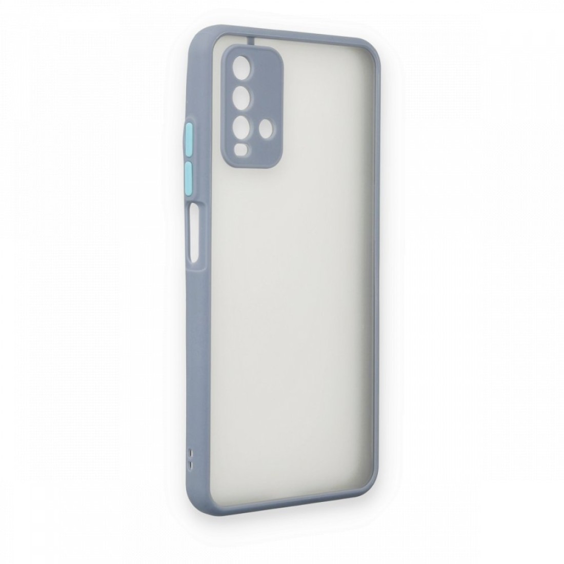  Xiaomi Redmi 9T Kılıf Montreal Silikon Kapak - Gri