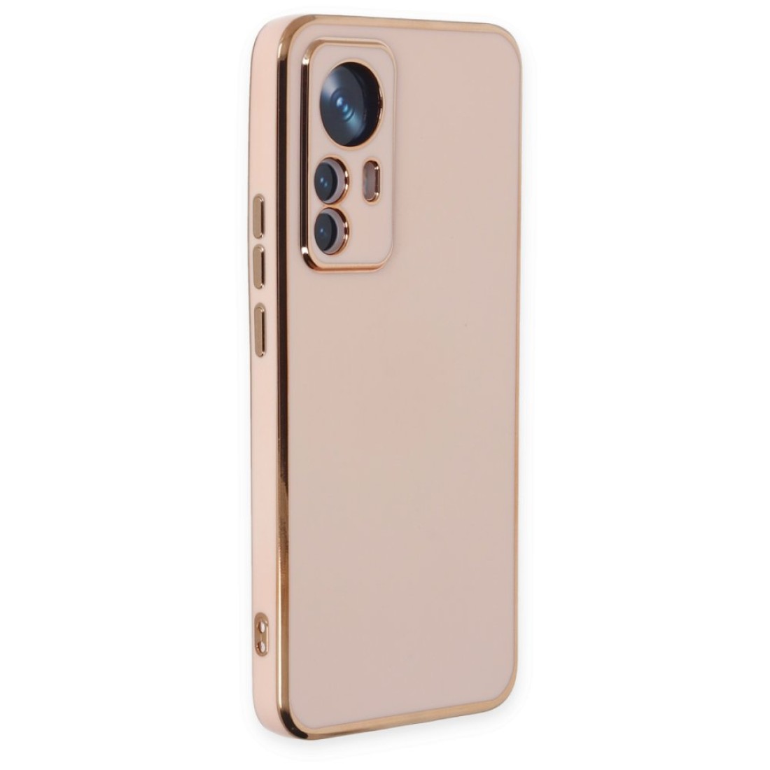  Xiaomi Mi 12T Pro Kılıf Volet Silikon - Pembe