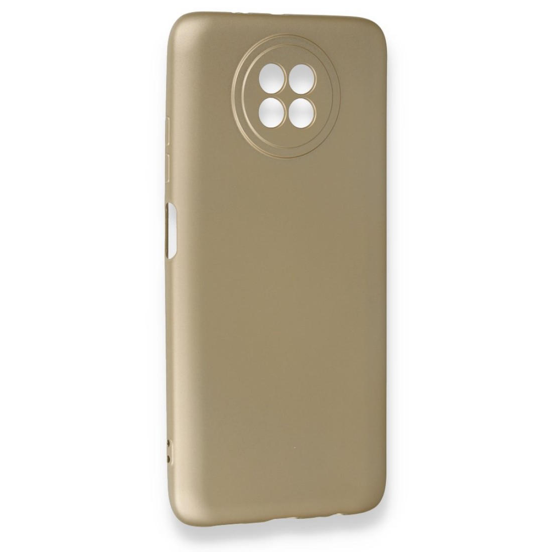  Xiaomi Redmi Note 9 5G Kılıf First Silikon - Gold