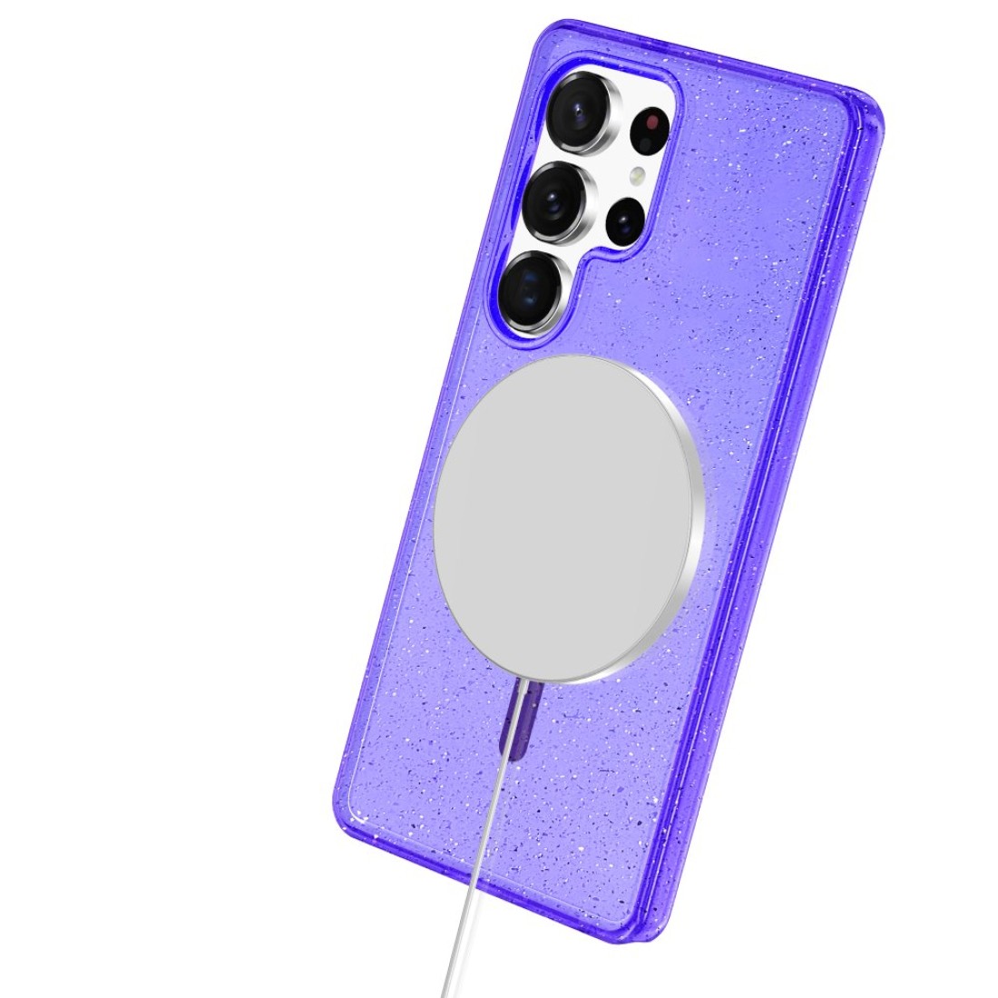 Samsung Galaxy S23 Ultra Kılıf Glow Magsafe Kapak - Turuncu