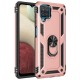  Samsung Galaxy M12 Kılıf Sofya Yüzüklü Silikon Kapak - Rose