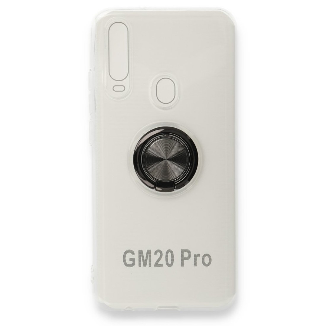  General Mobile GM 20 Pro Kılıf Gros Yüzüklü Silikon - Siyah