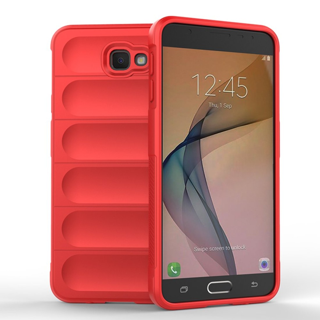  Samsung Galaxy J7 Prime Kılıf Optimum Silikon - Kırmızı