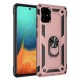  Samsung Galaxy A71 Kılıf Sofya Yüzüklü Silikon Kapak - Rose