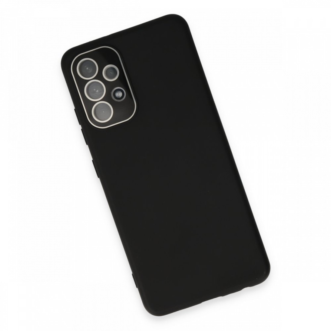  Samsung Galaxy A52 Kılıf Lansman Glass Kapak - Siyah