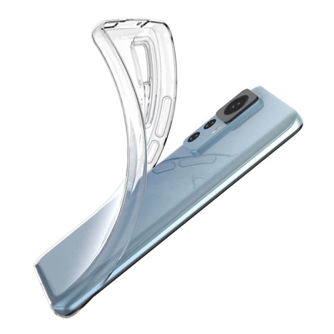 Xiaomi Mi 12T Pro Kılıf Lüx Şeffaf Silikon Xiaomi Mi 12T Pro Kılıf Lüx Şeffaf Silikon