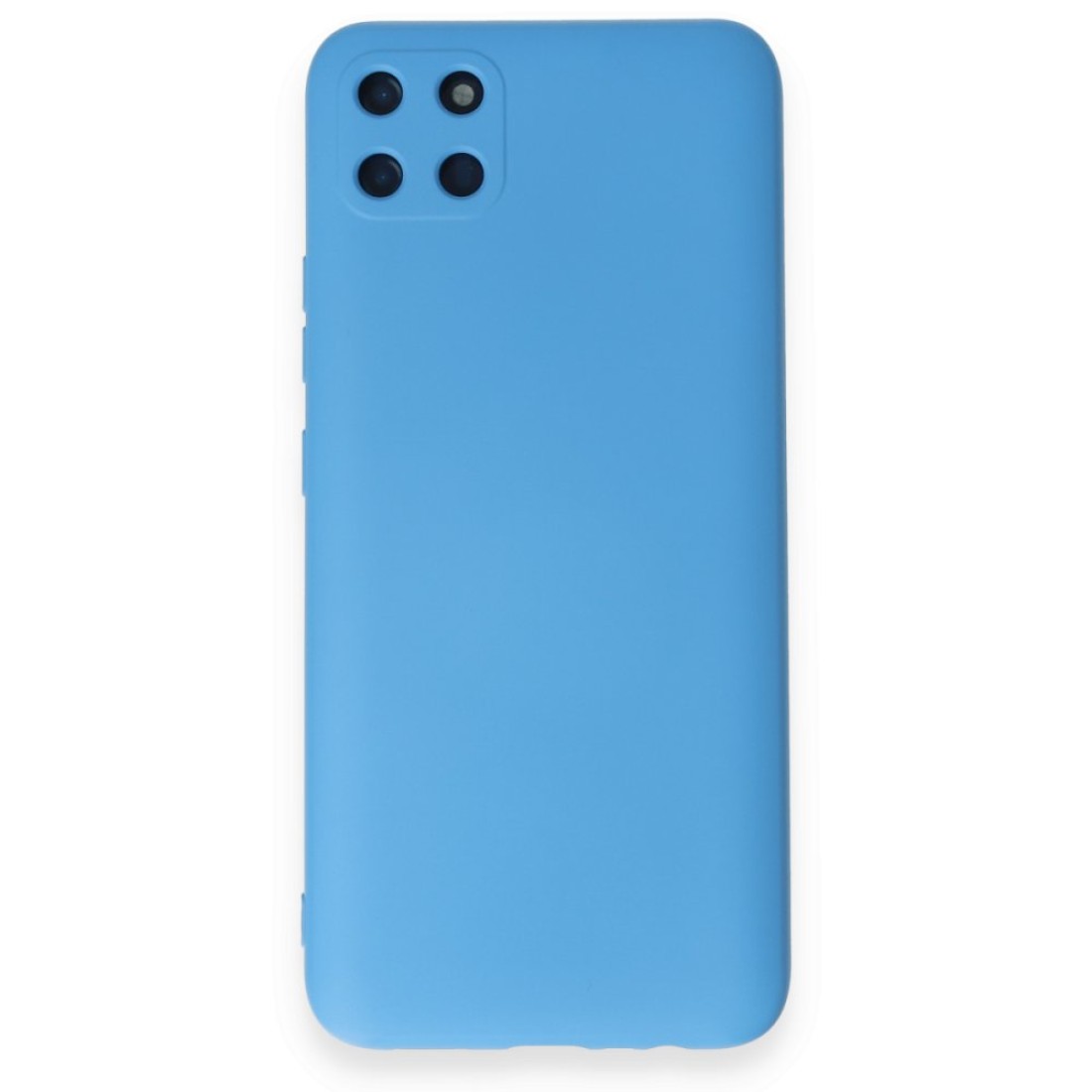  Realme C11 Kılıf Nano içi Kadife Silikon - Mavi