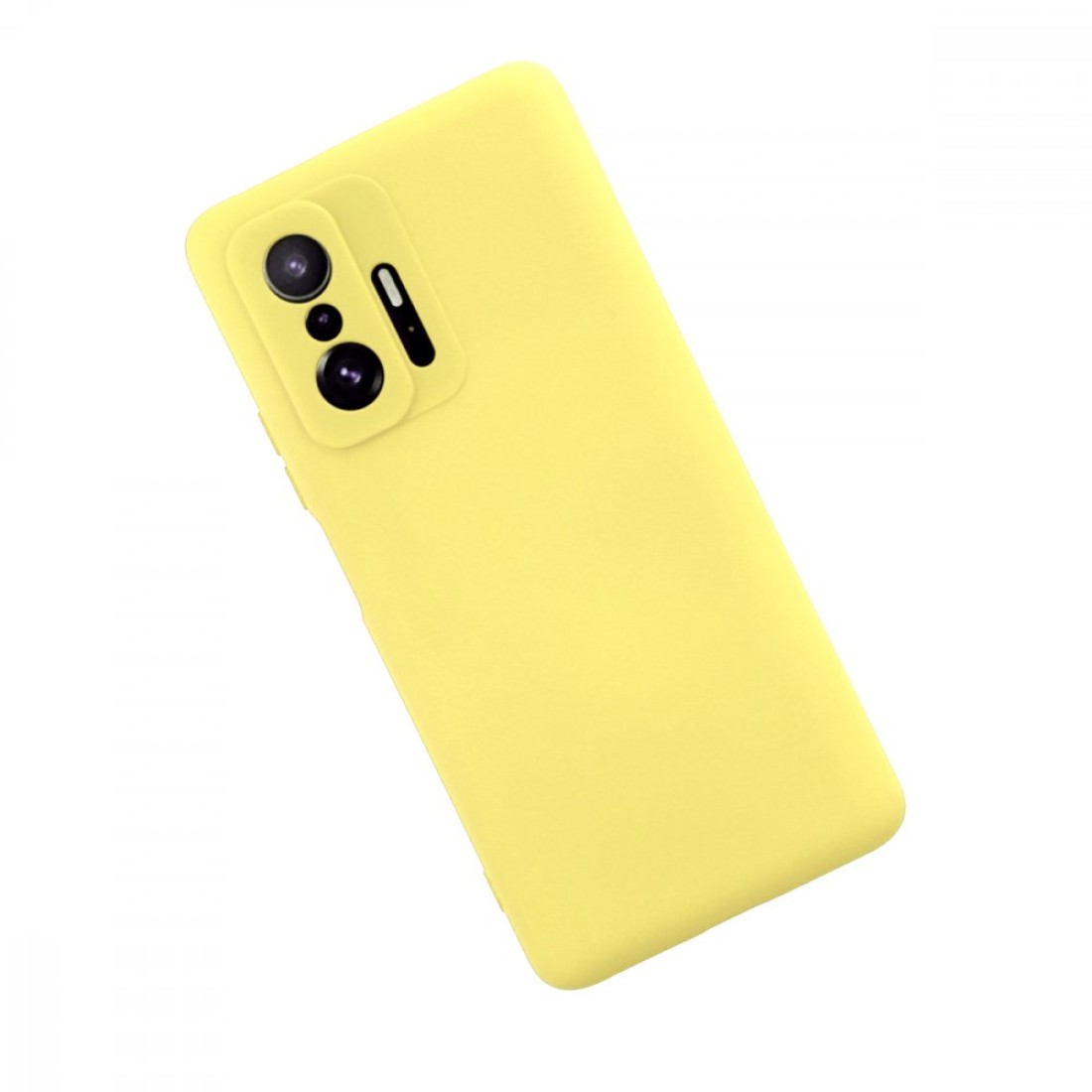 Xiaomi Mi 11T Kılıf Nano içi Kadife Silikon - Sarı