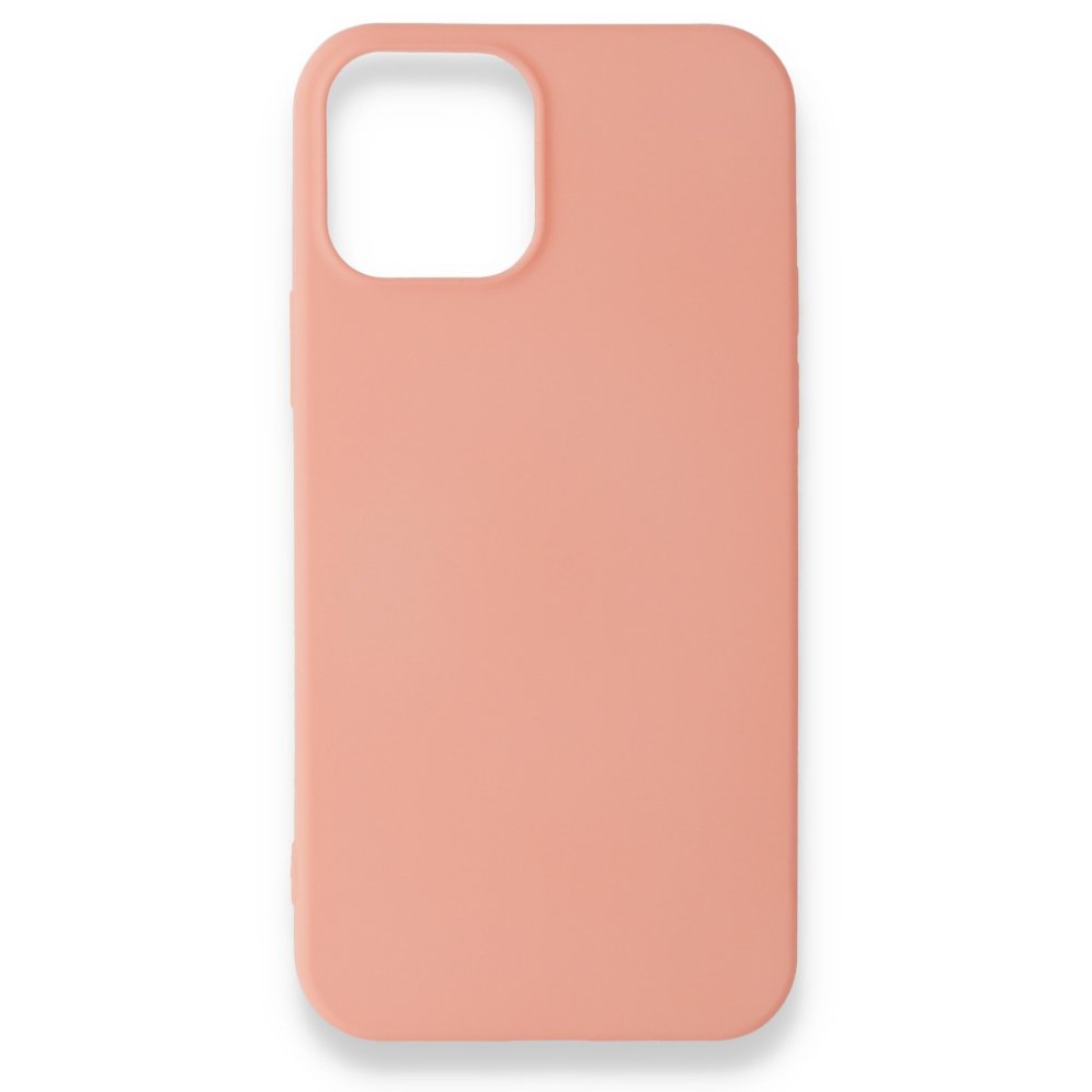  iPhone 12 Kılıf First Silikon - Pudra
