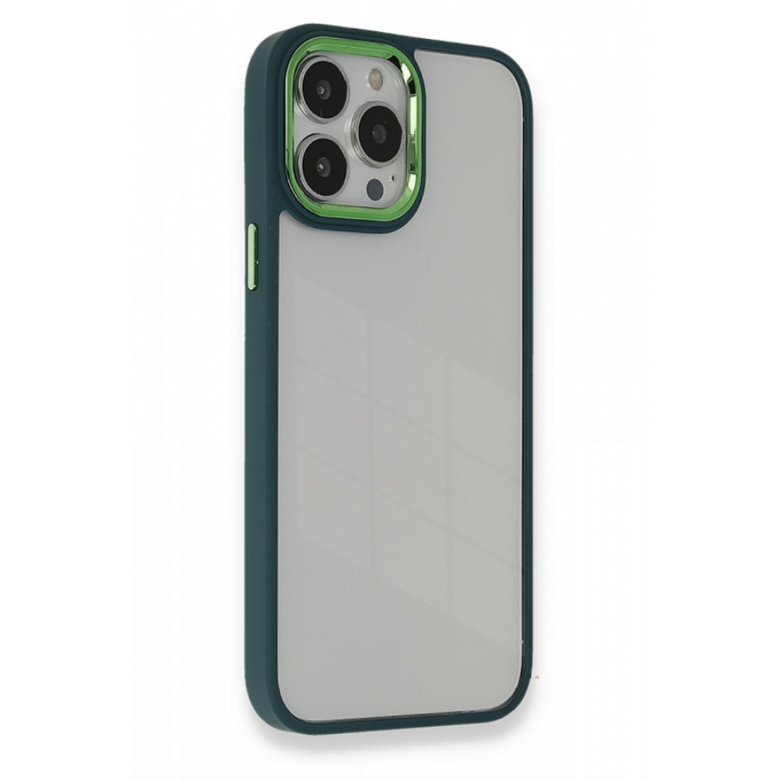  iPhone 14 Pro Max Kılıf Dora Kapak - Haki Yeşil