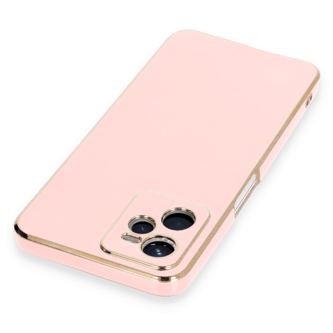  Realme C35 Kılıf Volet Silikon - Pembe