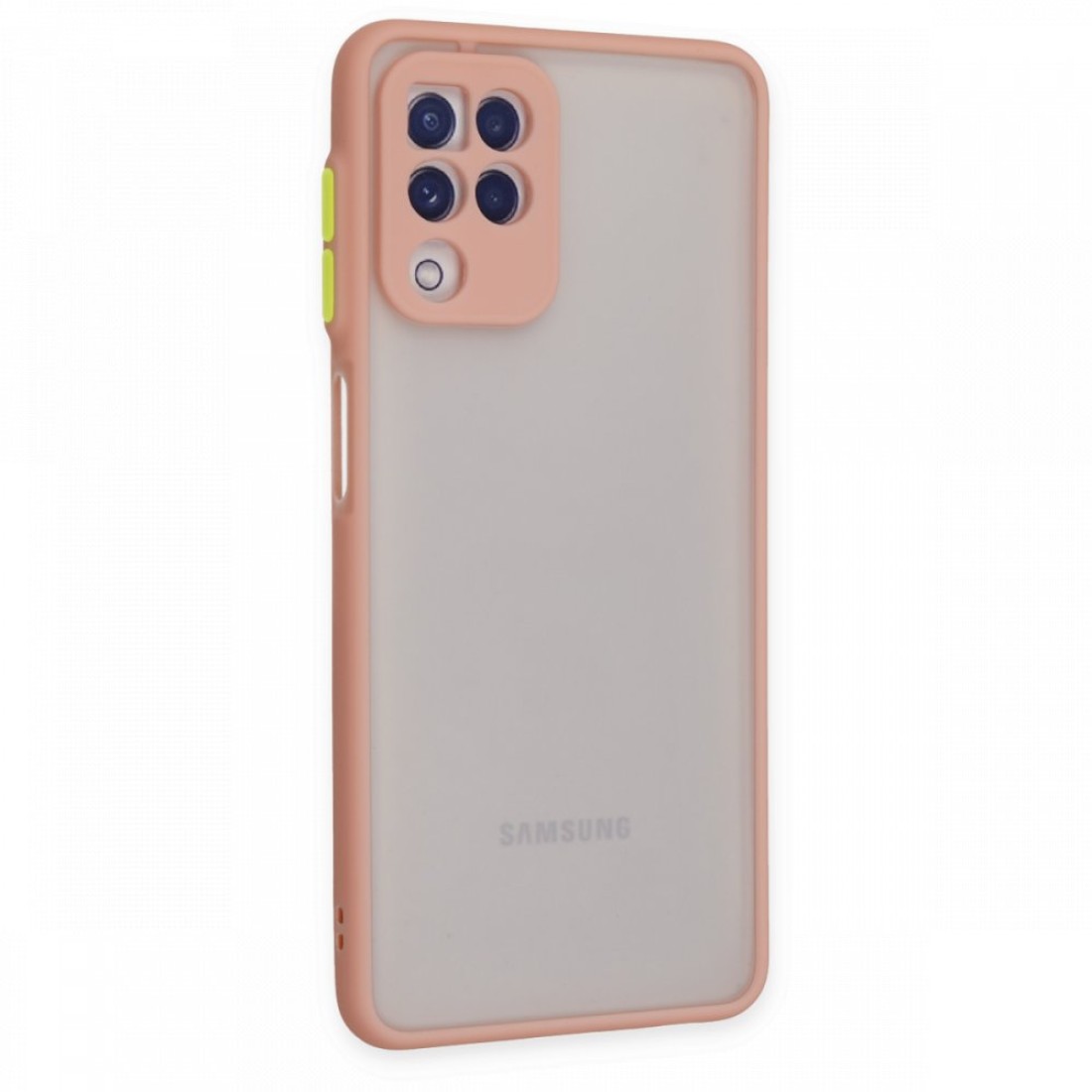  Samsung Galaxy M32 Kılıf Montreal Silikon Kapak - Pembe