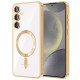  Samsung Galaxy S23 Kılıf Kross Magneticsafe Kapak - Gold