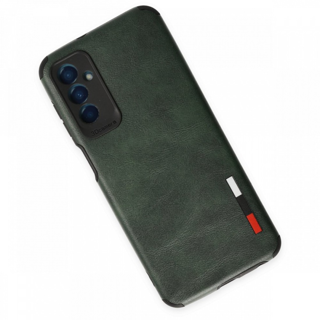 Samsung Galaxy M13 Kılıf Loop Deri Silikon - Yeşil Samsung Galaxy M13 Kılıf Loop Deri Silikon - Yeşil