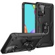 Samsung Galaxy A52 Kılıf Sofya Yüzüklü Silikon Kapak - Siyah