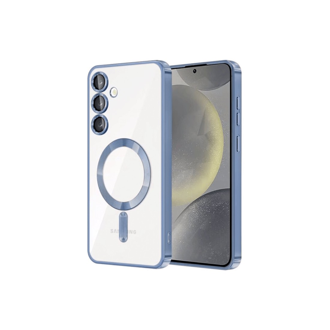  Samsung Galaxy S24 Kılıf Kross Magneticsafe Kapak - Sierra Blue
