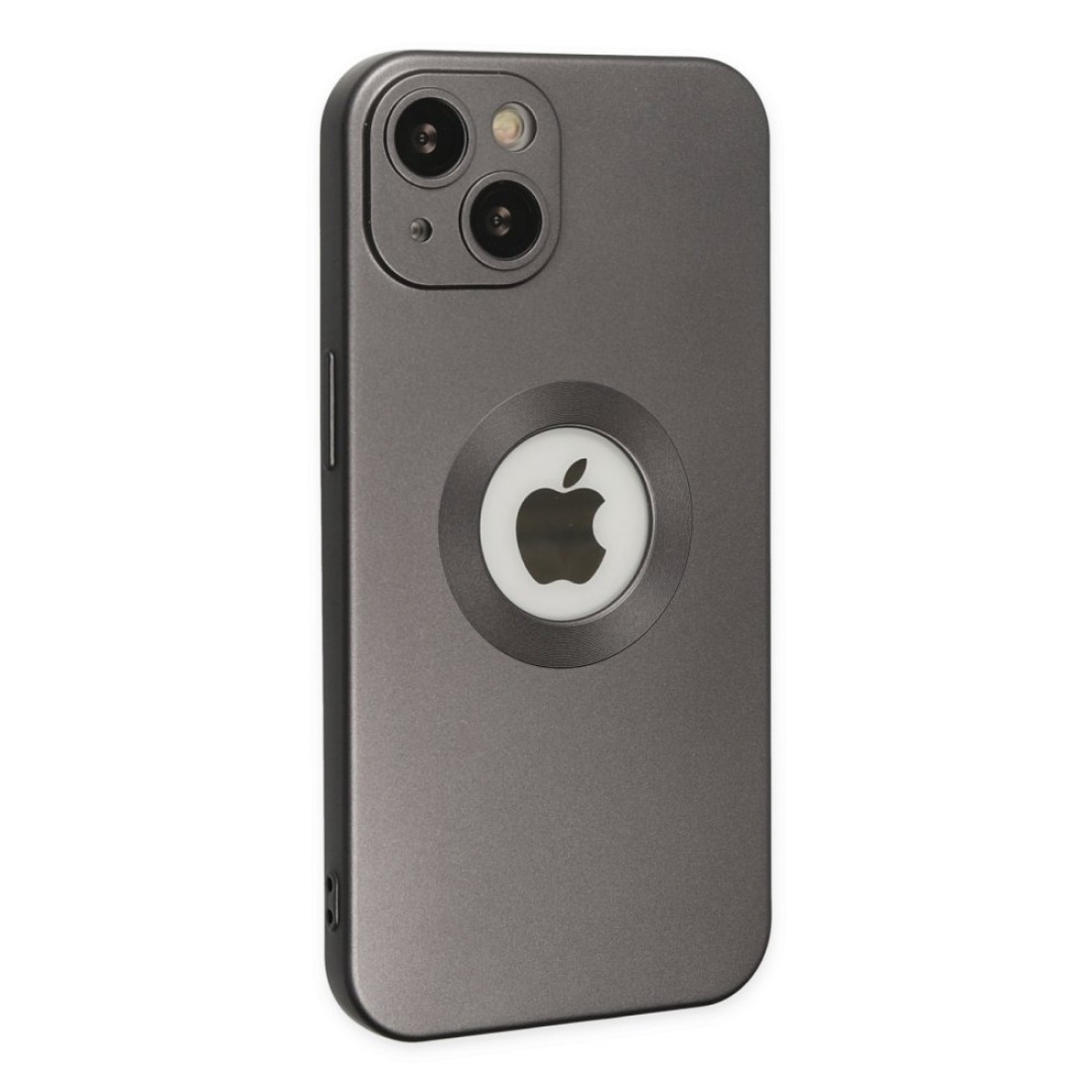  iPhone 14 Plus Kılıf Vamos Lens Silikon - Gri