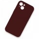  iPhone 13 Mini Kılıf Lansman Legant Silikon - Bordo