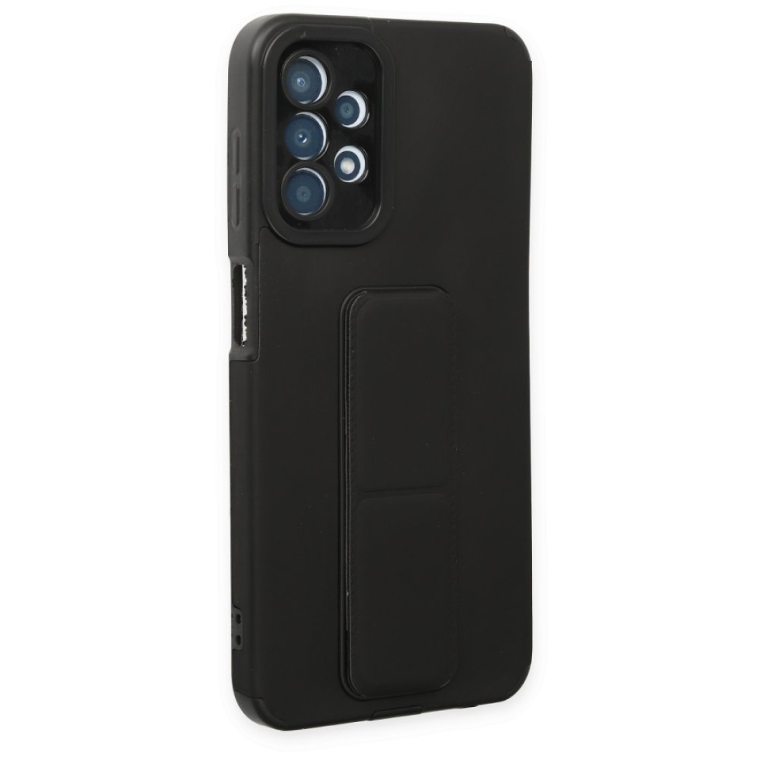  Samsung Galaxy A23 4G Kılıf Mega Standlı Silikon - Siyah
