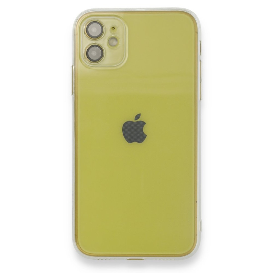 iPhone 12 Kılıf Fly Lens Silikon - Şeffaf