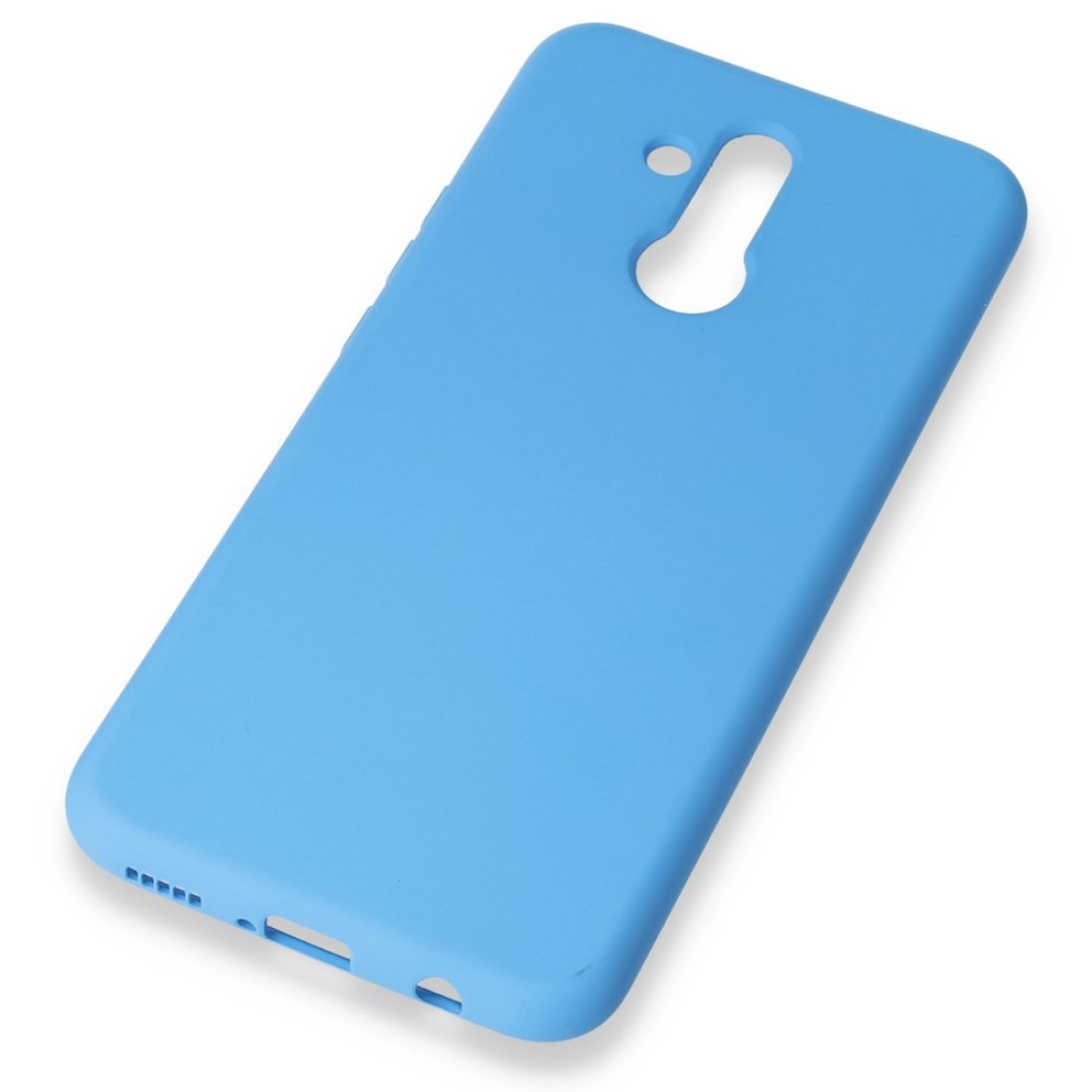 Huawei Mate 20 Lite Kılıf Nano içi Kadife Silikon - Mavi Huawei Mate 20 Lite Kılıf Nano içi Kadife Silikon - Mavi