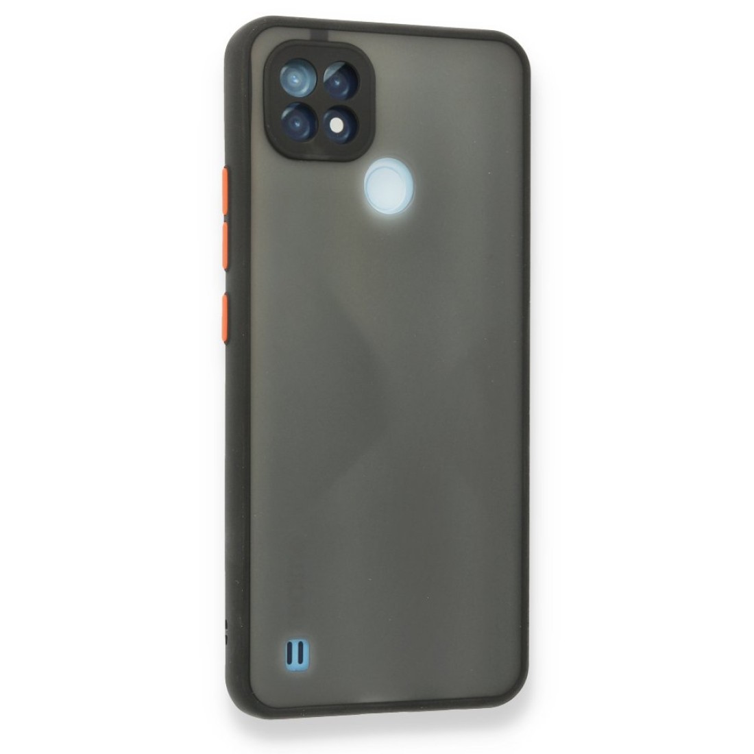Realme C21 Kılıf Montreal Silikon Kapak - Siyah Realme C21 Kılıf Montreal Silikon Kapak - Siyah