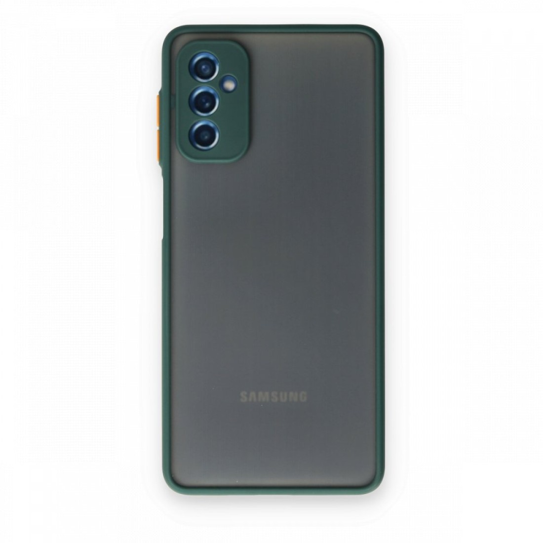  Samsung Galaxy M52 5G Kılıf Montreal Silikon Kapak - Yeşil