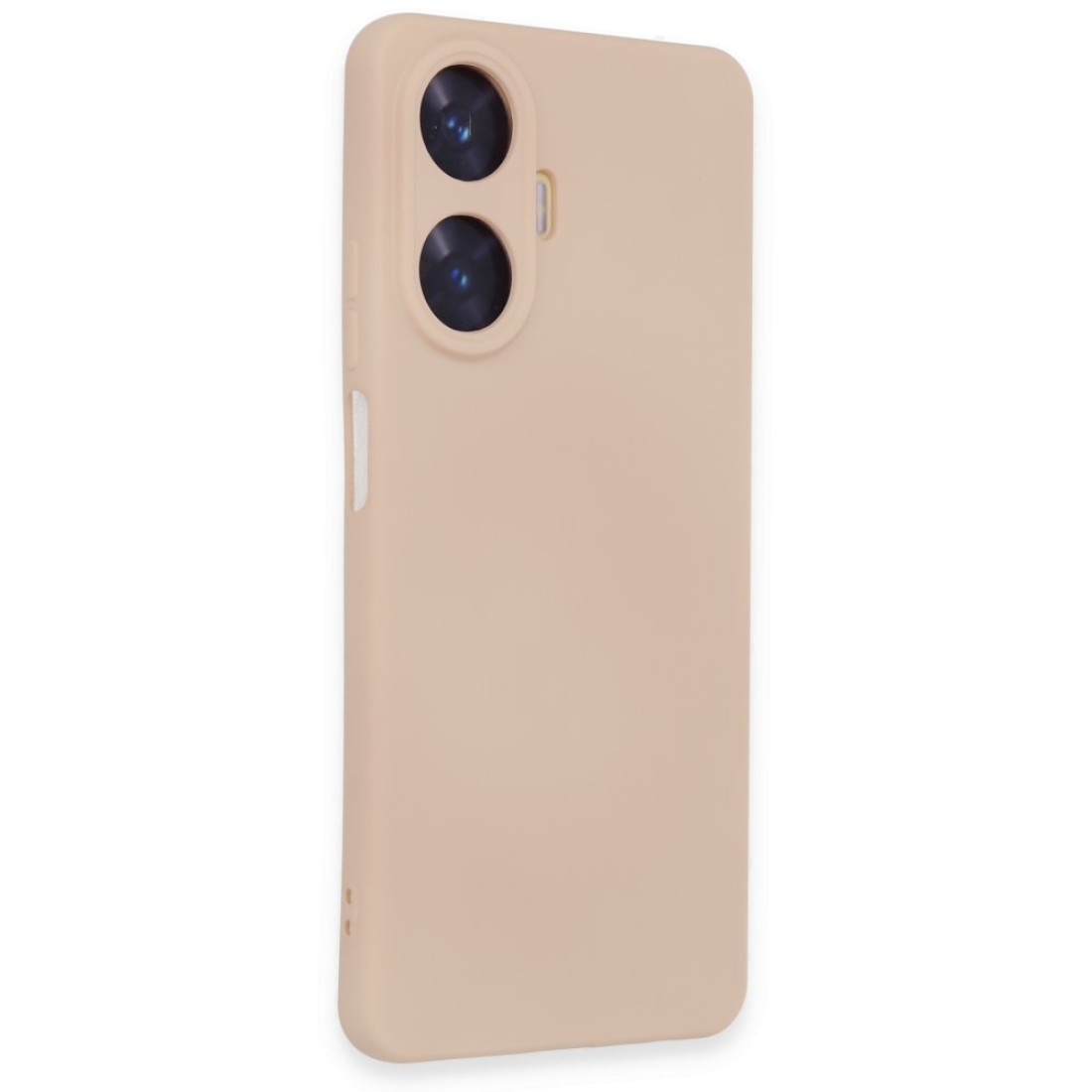  Realme C55 Kılıf Nano içi Kadife Silikon - Pudra