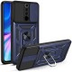  Xiaomi Redmi Note 8 Pro Kılıf Pars Lens Yüzüklü Silikon - Lacivert