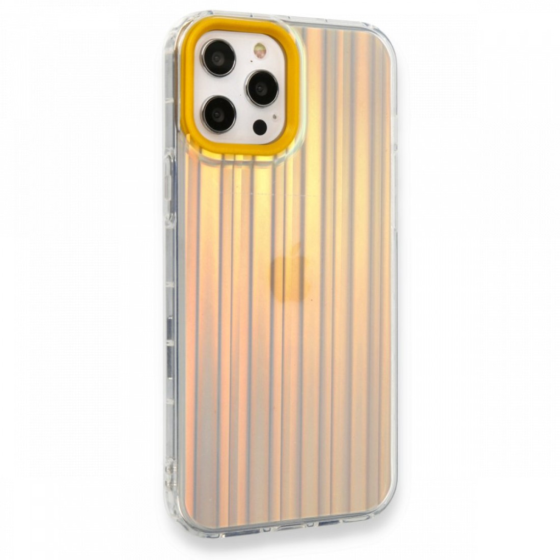  iPhone 12 Pro Kılıf Valensiya Silikon - Çizgi