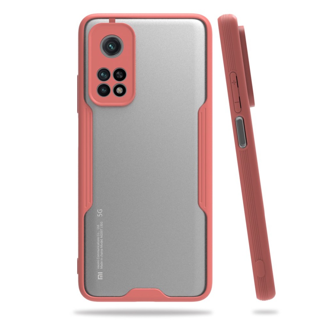  Xiaomi Mi 10T Pro Kılıf Platin Silikon - Pembe