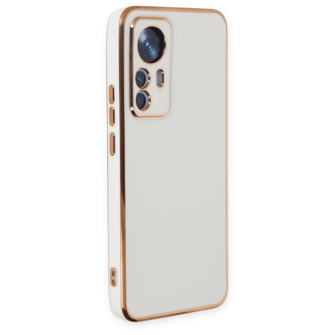  Xiaomi Mi 12T Pro Kılıf Volet Silikon - Beyaz
