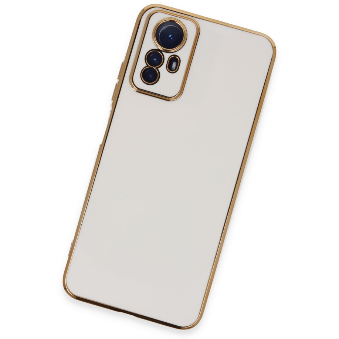  Xiaomi Redmi Note 12S Kılıf Volet Silikon - Beyaz