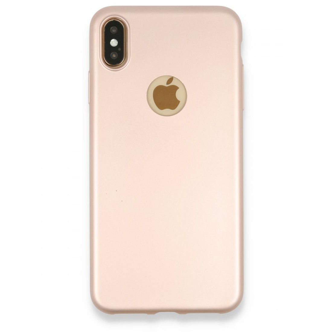  iPhone XS Max Kılıf First Silikon - Rose Gold