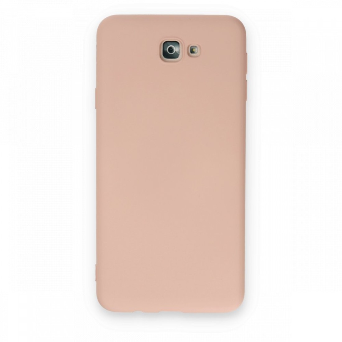  Samsung Galaxy J7 Prime Kılıf Nano içi Kadife Silikon - Pudra