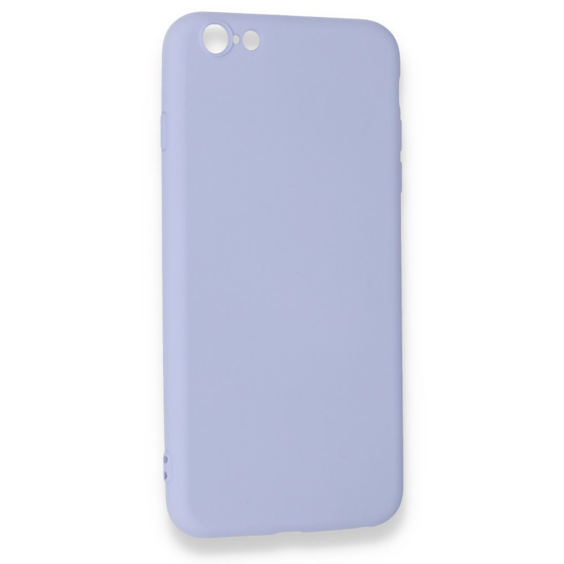  iPhone 6 Plus Kılıf Nano içi Kadife Silikon - Lila
