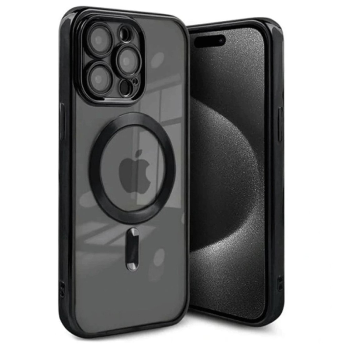  iPhone 15 Pro Max Kılıf Kross Magneticsafe Kapak - Siyah