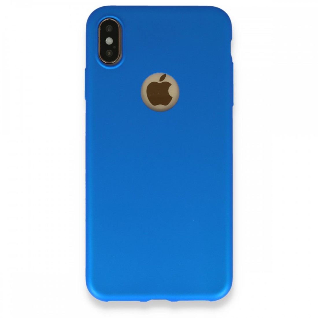  iPhone XS Max Kılıf First Silikon - Mavi