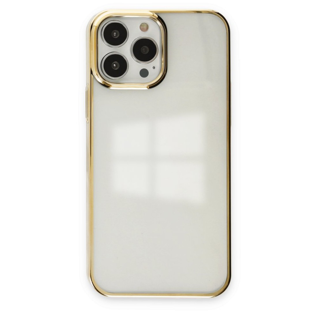  iPhone 14 Pro Max Kılıf Element Silikon - Gold