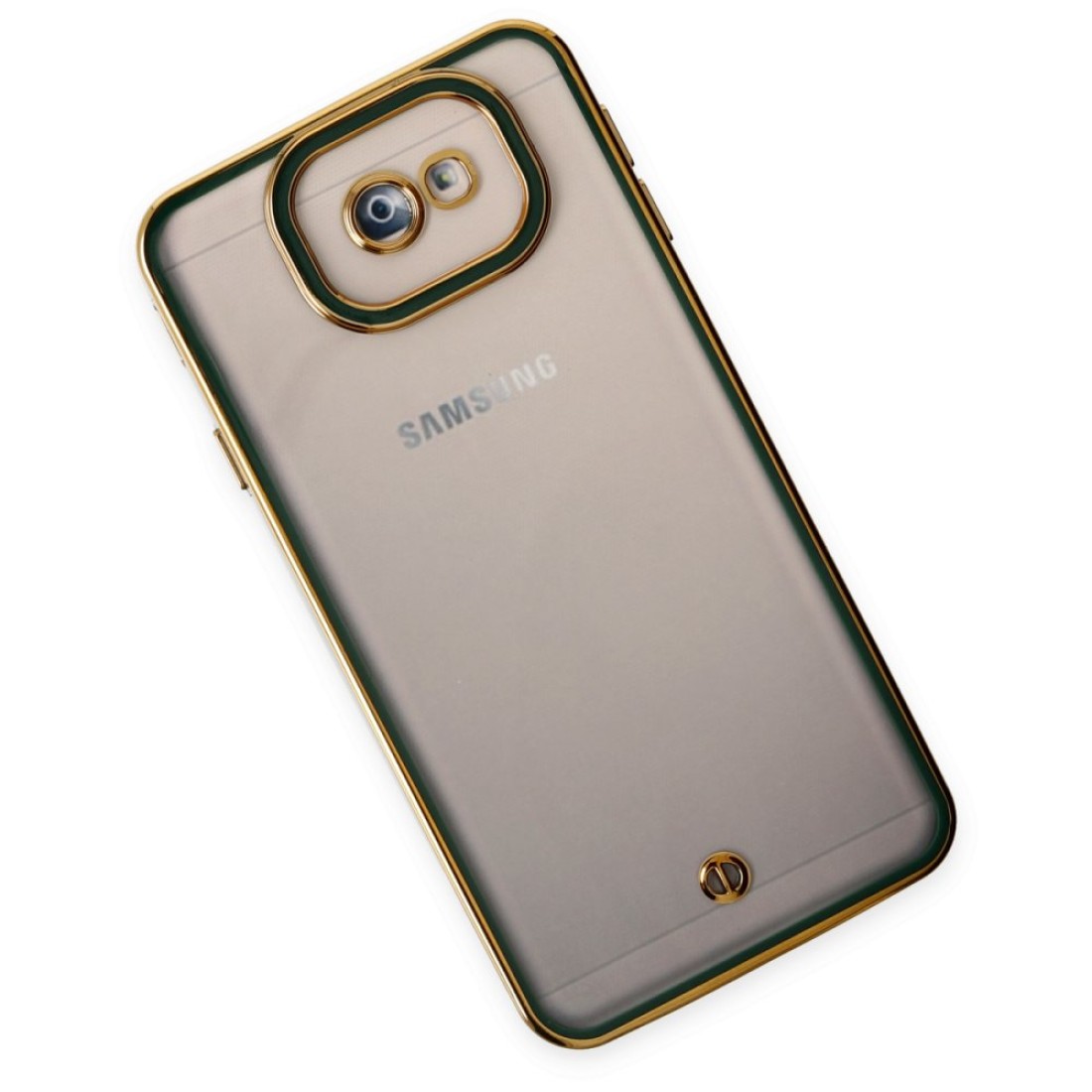  Samsung Galaxy J7 Prime Kılıf Liva Lens Silikon - Yeşil