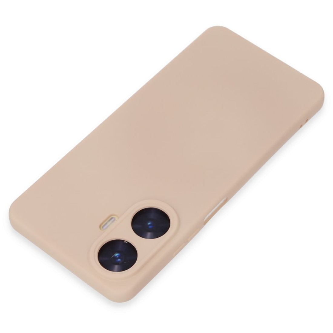 Realme C55 Kılıf Nano içi Kadife Silikon - Pudra Realme C55 Kılıf Nano içi Kadife Silikon - Pudra