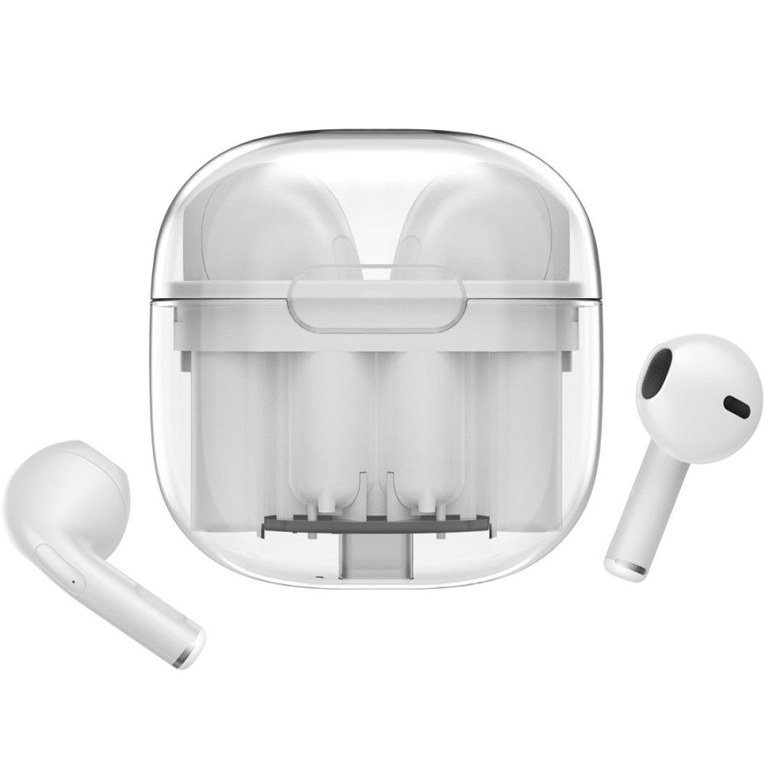  LS-09 Bluetooth 5.3 TWS Kablosuz Airpods Kulaklık - Gümüş