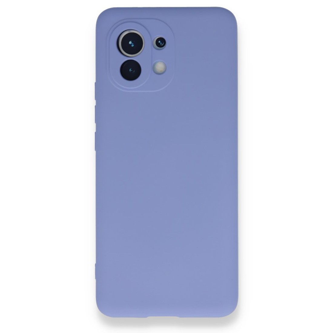  Xiaomi Mi 11 Kılıf Nano içi Kadife Silikon - Lila