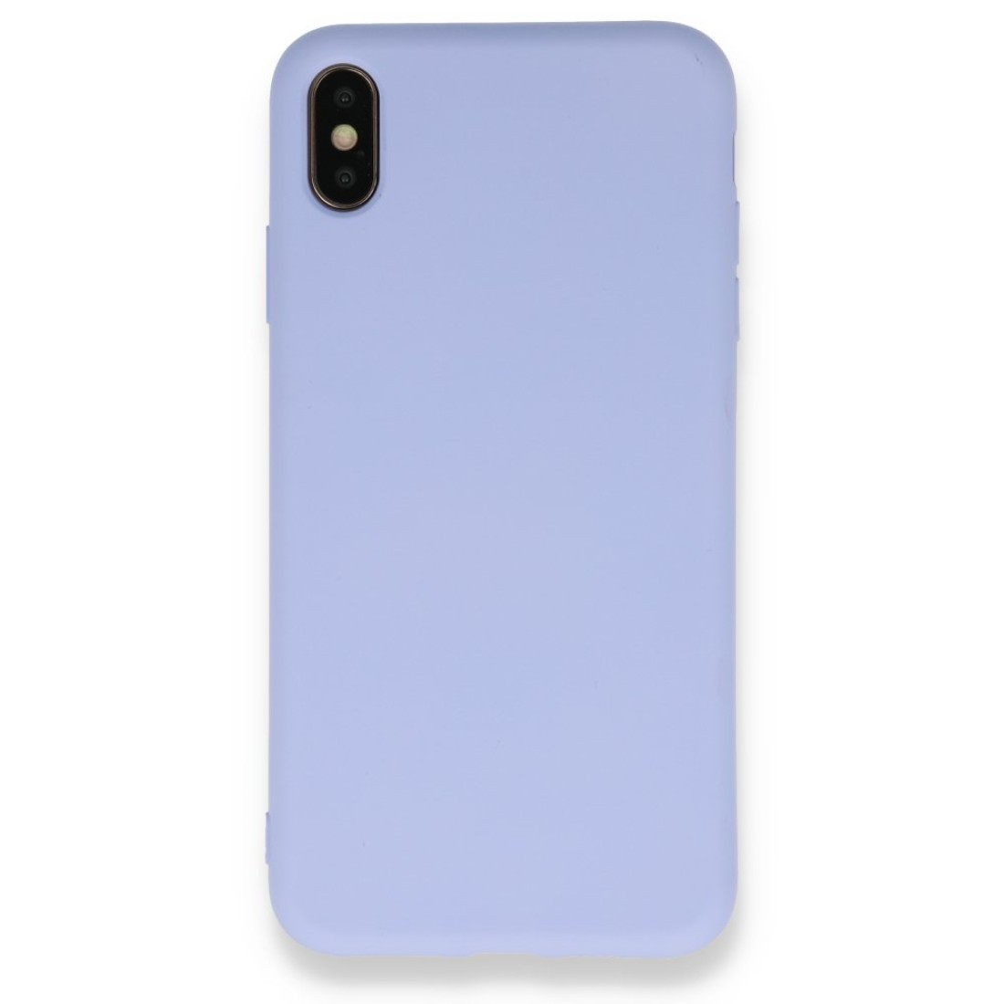  iPhone XS Max Kılıf Nano içi Kadife Silikon - Lila