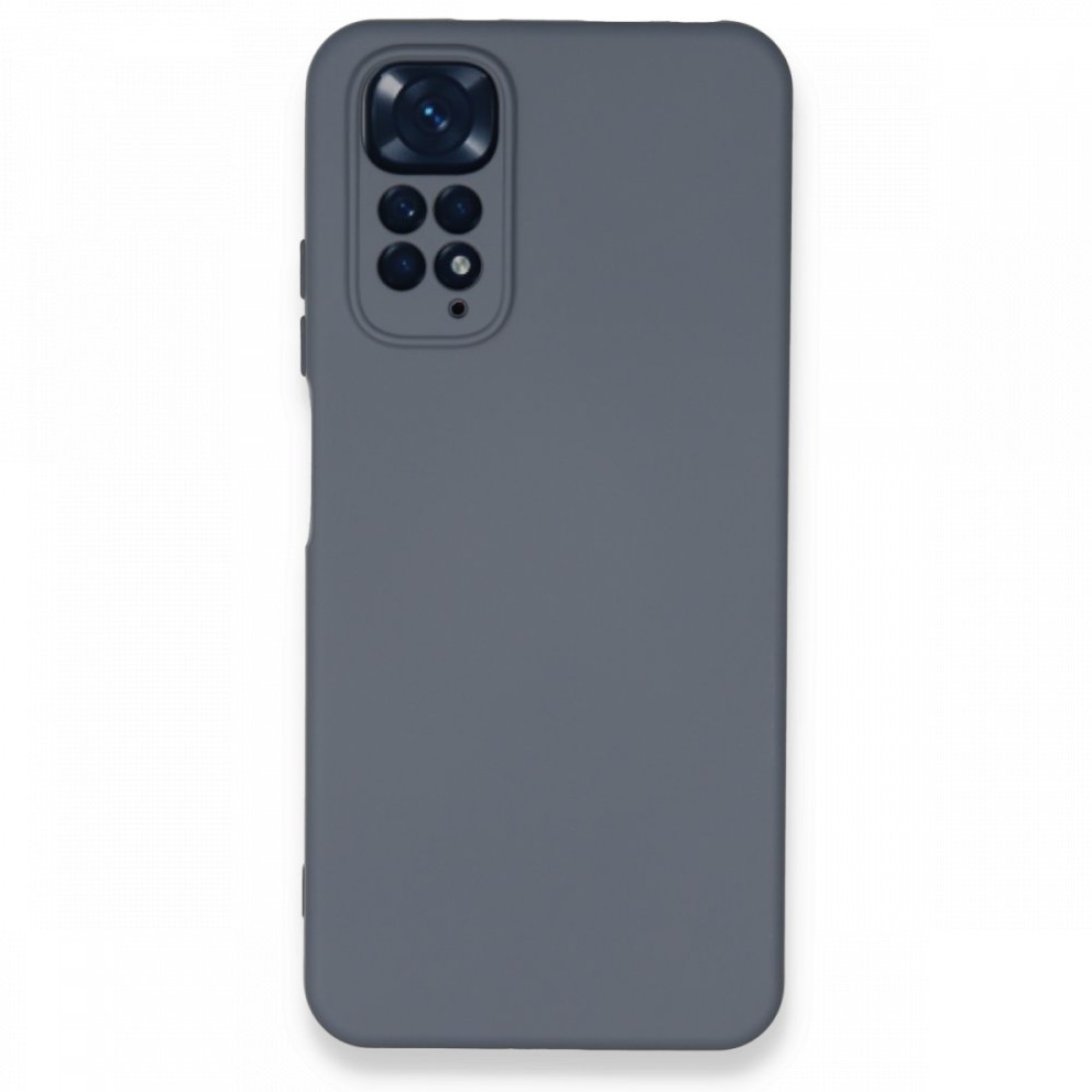  Xiaomi Redmi Note 11 Kılıf Nano içi Kadife Silikon - Gri