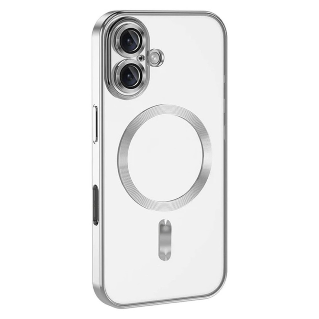  iPhone 16 Kılıf Kross Magneticsafe Kapak - Gümüş