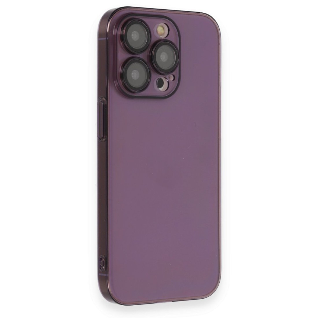  iPhone 14 Pro Kılıf Armada Lensli Kapak - Derin Mor
