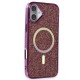  iPhone 16 Kılıf Diamond Magsafe Kapak - Derin Mor