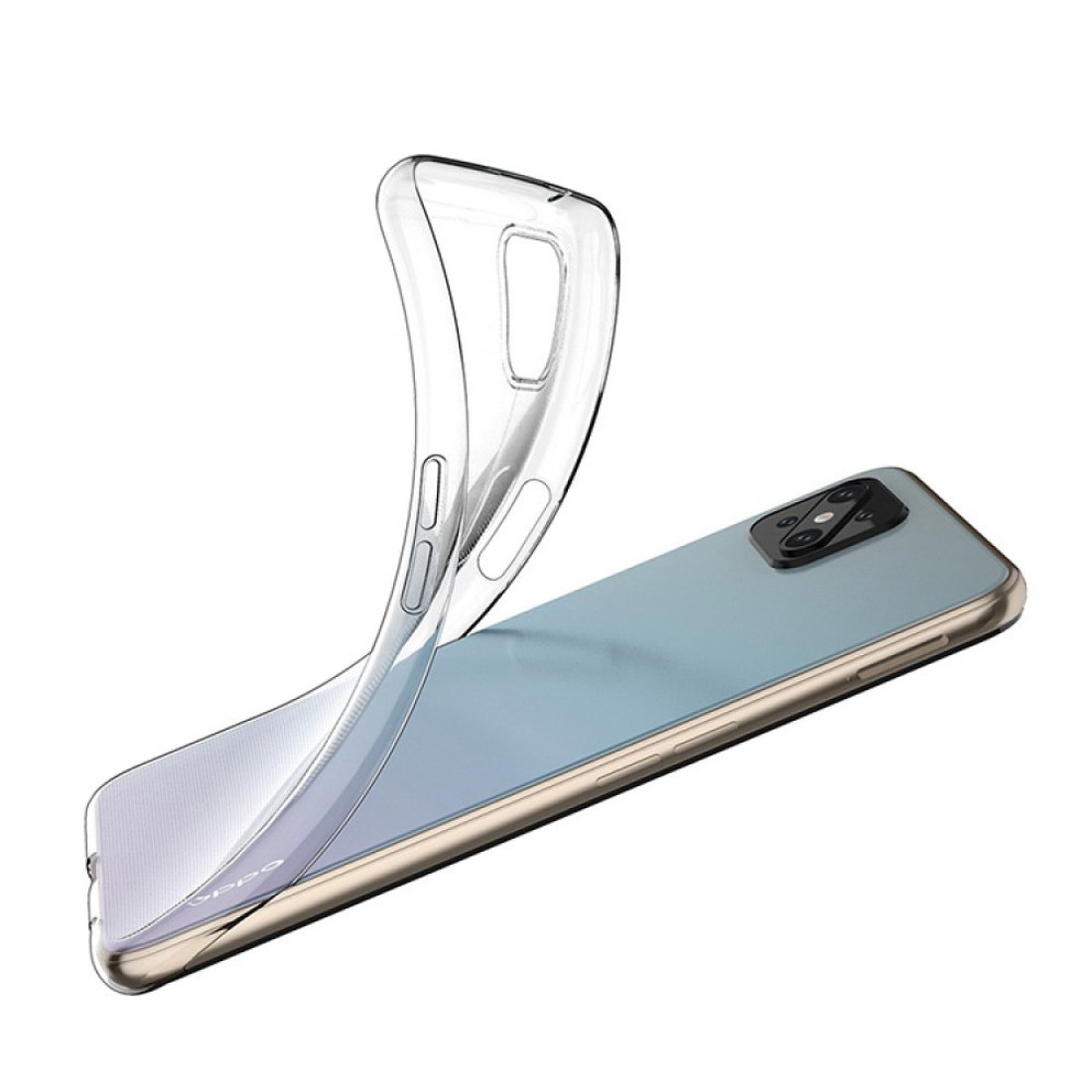 Oppo Reno 4 Lite Kılıf Lüx Şeffaf Silikon - Şeffaf Oppo Reno 4 Lite Kılıf Lüx Şeffaf Silikon - Şeffaf