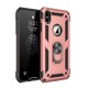  iPhone XS Max Kılıf Sofya Yüzüklü Silikon Kapak - Rose